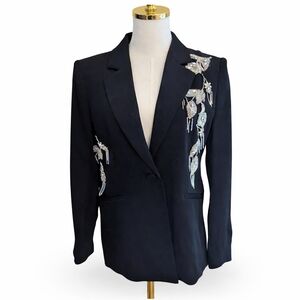 NWT Elie Tahari Embellished Blazer Size 8